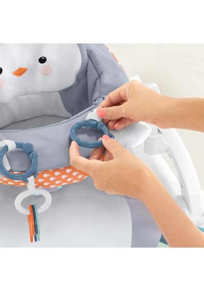 Fisher Price Penguen Adası Mama Tepsisi Hayvan Temalı Taşınabilir Ana Kucağı