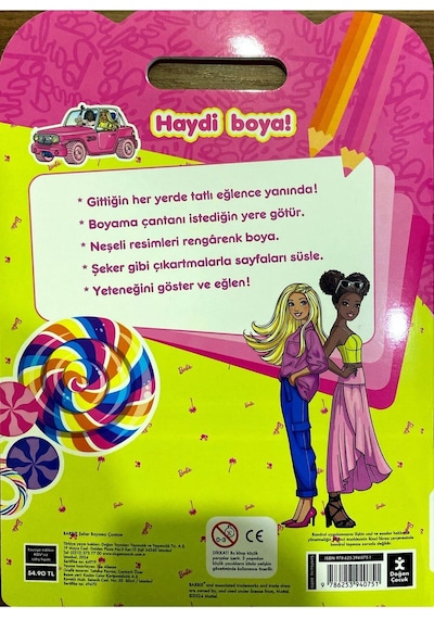 BARBIE ŞEKER BOYAMA ÇANTAM