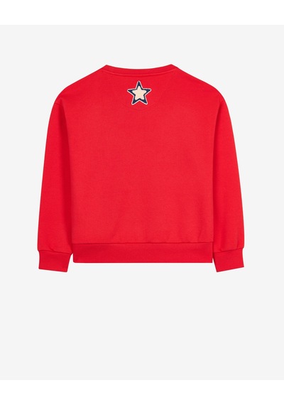 Skechers B Lw Collage Sweatshirt Büyük Erkek Çocuk Kırmızı Sweatshirt Sk2620110-0120