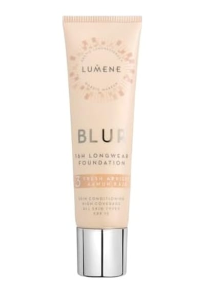 Lumene Blur 16h Longwear Foundation Spf15 16 Saat Kalıcı Fondöten Spf15 Fresh Apricot 0