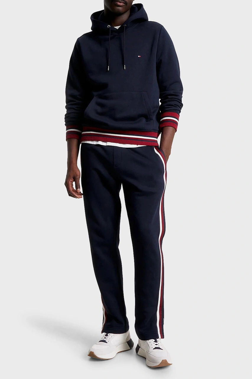Tommy Hilfiger Kanguru Cepli Sweat Lacivert