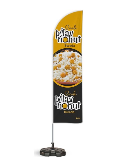 Pilav Nohut 2 Yelken Bayrak + Branda Pankart Paketi V1
