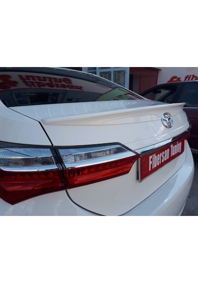 Toyota Corolla Uyumlu Spoiler 2014 . ---Fibersan Tuning