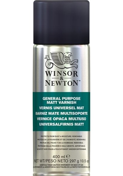 Winsor&Newton General Purpose Çok Amaçlı Mat Sprey Vernik 400 Ml.
