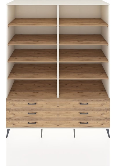 Kronos Gardrop 10 Raflı 6 Çekmeceli 176x59x221 Aytaşı-çam Beyaz Kronos Gardrop 10 Raflı 6 Çekmeceli 176x59x221 Aytaşı-çam Beyaz