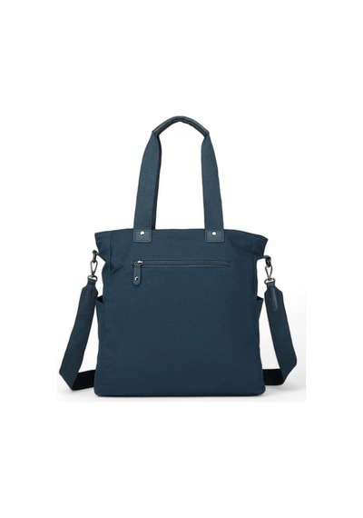 Smart Bags Kanvas Lacivert Kadın Omuz Çantası Smb1309 001