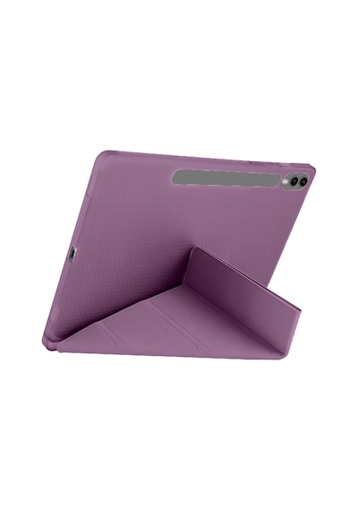 Samsung Galaxy  Uyumlu Tab  S9 Plus X810 12.4 İnç Katlanabilir Kalemlikli Standlı Akıllı Kılıf  Kapaklı Kılıf