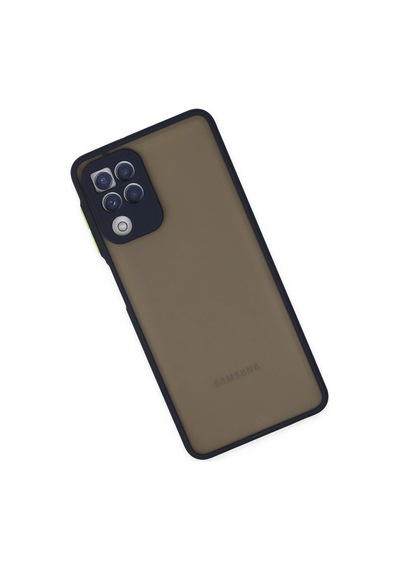 Cosmotex Newface Samsung Galaxy Uyumlu  A22 Kılıf Montreal Silikon Kapak - Lacivert