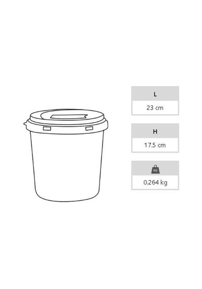 Enfekte Tıbbi Atık Kovası - 5 Lt Belirtilmemiş