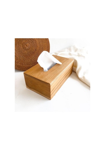 Erkugo Bambu Peçetelik, 23 Cm Masaüstü Peçete Kutusu, Bambu Kağıt Mendil Kutusu Kahverengi 23 X 13 Çok Renkli