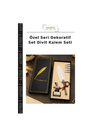 Özel Seri Dekoratif Set Divit Kalem Seti