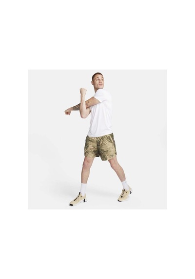 Nike Dri-fit Stride 7bf Erkek Yeşil Koşu Şort Fn3314-222 Kahverengi