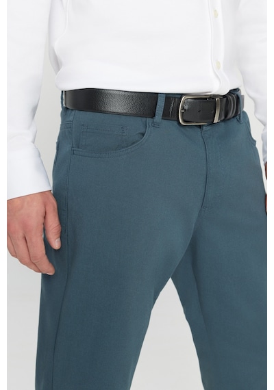 Ac&Co / Altınyıldız Classics Slim Fit Dar Kesim Pamuklu Esnek Chino Erkek Pantolon - Petrol
