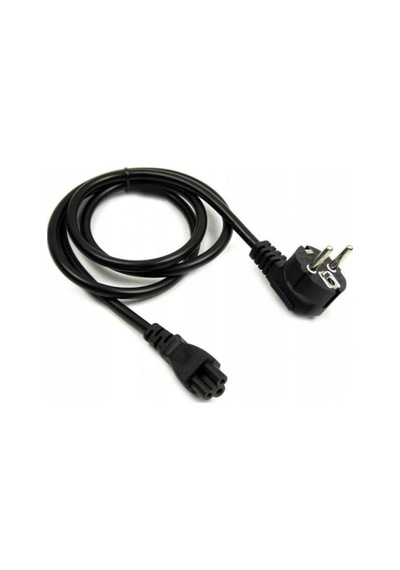 Premium 1.8m Topraklı Yonca Power Kablosu 0.75mm² Saf Bakır