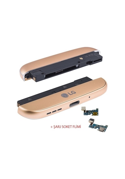 LG Uyumlu G5 Buzzer Alt Kapak Şarj Soketi Full + Tamir Seti
