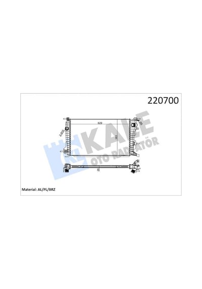Motor - 16 - Su Radyatörü Renault Fluence 1.5 - Almparca - Dcı
