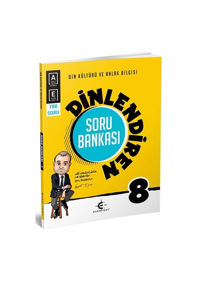Eker Test 8. Sınıf Din Kültürü Ve Ahlak Bilgisi Dinlendiren Soru Bankası / 9786059054782