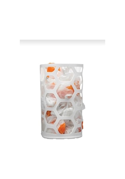 Gondol Mini Poşet Sepeti-poşetlik Düzenleyici Plastik 10 X 15 Beyaz Tr Diğer