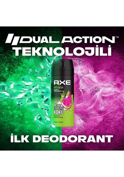 Erkek Deodorant & Bodyspray Epic Fresh 48 Saat Etkileyici Koku 150 Ml 3 Adet