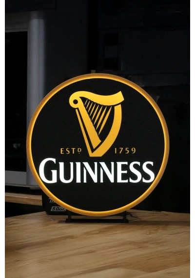 Guinness Tasarımlı Gece Lambası Çok Renkli