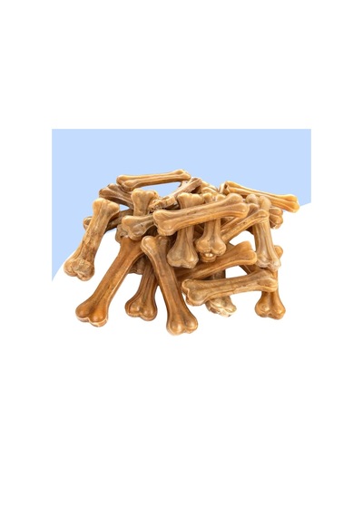 Miçiko Naturel Press Diş Kaşıyıcı Köpek Çiğneme Kemiği 8 CM 50'li