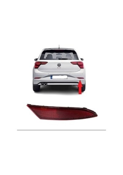 Volkswagen Reflektor Arka Tampon Sag Dıs Oem Polo 2021