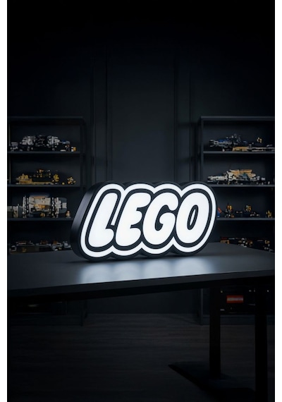 Lego Tasarımlı Dekoratif Aydınlatma Gece Lambası 25x12cm Çok Renkli