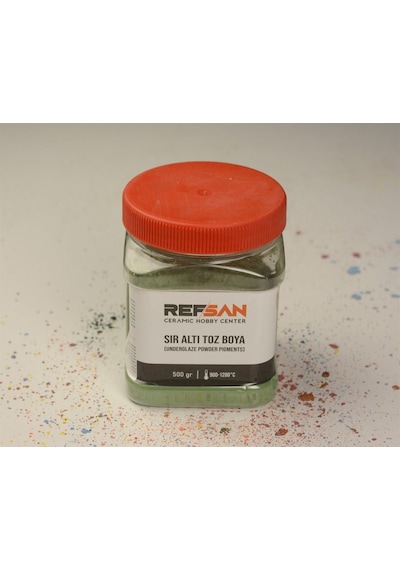 Sır Altı Toz Boya 521 Fıstık Yeşili 500 gr