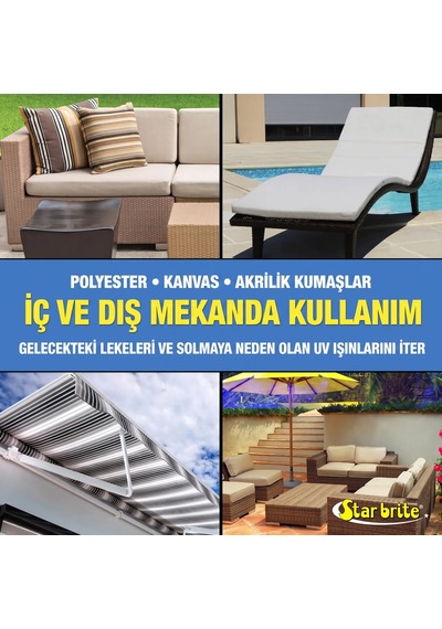 Starbrite - Ultimate Kumaş Temizleyici 946 Ml : Dış Mekan Kumaşlarınız İçin Çamaşır Suysuz Derinlemesine Temizlik Ve Polimer Zırhı