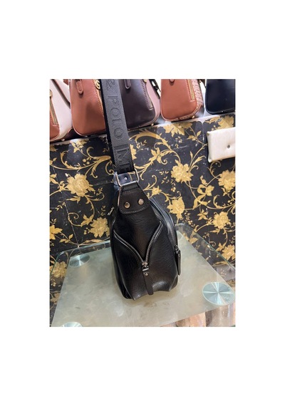 Miami Polo Clup Çok Bölmeli Çapraz Çantası 26/19 Cm Siyah