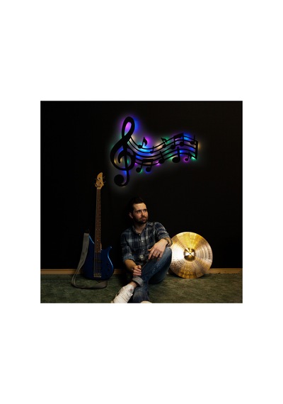 Led Işıklı Sol Anahtarı Ve Notalar Müzik Temalı Tablo Duvar Dekorlu Gece Lambası Çok Renkli - 737214305 Çok Renkli Led Işıklı Sol Anahtarı Ve Notalar Müzik Temalı Tablo Duvar Dekorlu Gece Lambası Çok Renkli - 737214305 Çok Renkli