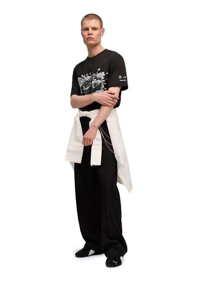 Puma Erkek Tişört Bmw Mms Graphic Tee Mono 63291201 Siyah