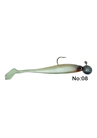 Captain Dagi Duck Shad 9cm +jig Head 17gr Modifiyeli Hazır Silikon Yapay Yem