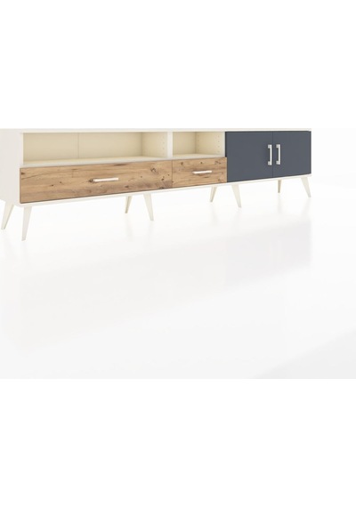 Arges Tv Ünitesi 3 Raflı 2 Çekmeceli 2 Kapaklı 220x30x51 Aytaşı-antrasit/çam Antrasıt/atlas Çam - Aytası Arges Tv Ünitesi 3 Raflı 2 Çekmeceli 2 Kapaklı 220x30x51 Aytaşı-antrasit/çam Antrasıt/atlas Çam - Aytası