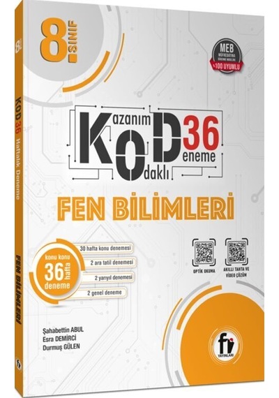 Fi Yayınları 8. Sınıf Fen Bilimleri Kod 36 Deneme