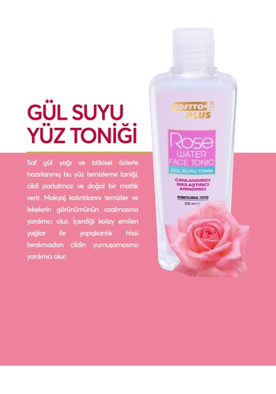 Gül Suyu Yüz Toniği 200 Ml