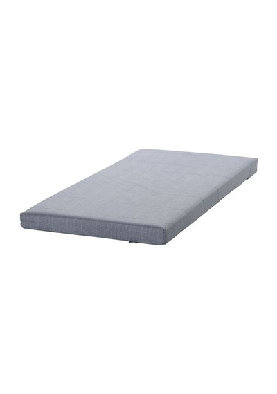 Ikea Ågotnes Tek Kişilik Yatak, Açık Mavi, 80x200 Cm