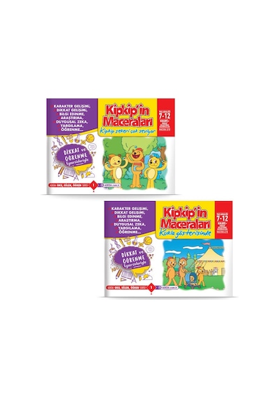 Dikkati Güçlendiren Hikaye Seti-Kip Kip'in Maceraları Kutulu Set 7-12 Yaş - 10 Kitap Takım - Osman Abalı - Adeda