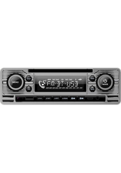 Soundmax Sx-mx61cl Retro Stil Gümüş Renk Teyp Bluetooth/usb/aux/fm/4 50w/mp3