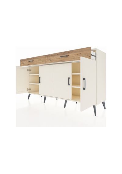 Hyperion Konsol 4 Raflı 2 Çekmeceli 4 Kapaklı 176x44x99 Aytaşı-ay Aytaşı-aytaşı/çam Hyperion Konsol 4 Raflı 2 Çekmeceli 4 Kapaklı 176x44x99 Aytaşı-ay Aytaşı-aytaşı/çam