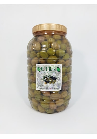 Etik Yerli Ürünler Memecik Cinsi Dilme Tatlanmış Zeytin 3 KG