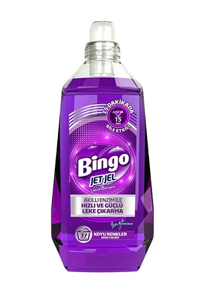 2 Adet Bingo Jetjel Koyu Renkler Sıvı Deterjanı 1480 Ml 37 Yıkama Diğer