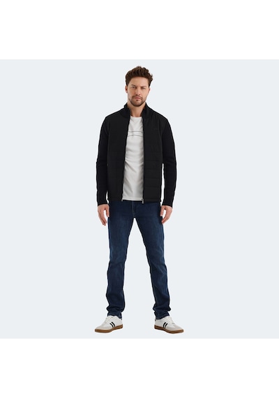 Slazenger BULLS Erkek  Siyah Mont & Kaban