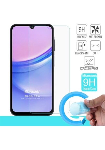 Glass Cam Ekran A16 İle Uyumlu Ekran - Şeffaf