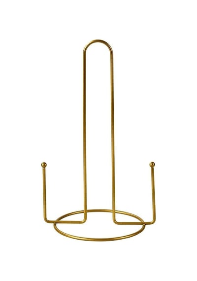 Edora Home Gold Misketli Kağıt Rulo Havluluk, Ergonomik Dik Havluluk - Metal Paslanmaz Gold