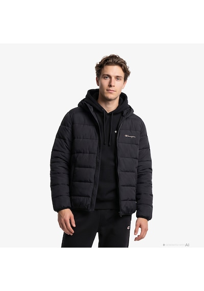 Champion Hooded Erkek Siyah Ceket 221548 Çok Renkli