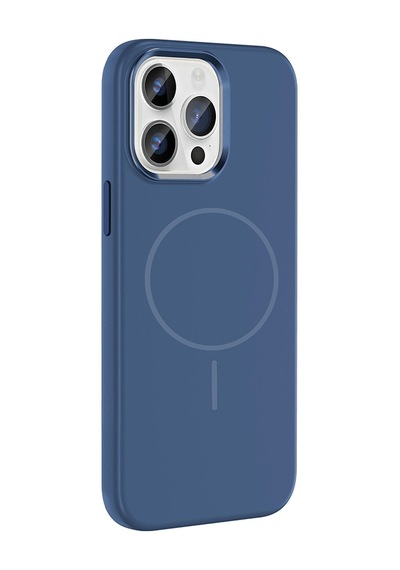 Apple Uyumlu iPhone 14 Pro Max Kılıf M-safe Şarj Özellikli Metal Kamera Çerçeveli Zore Edi Silikon Kapak