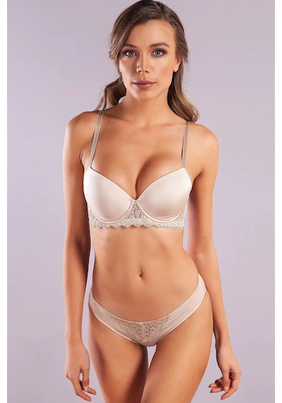 Melonika Golshan Garland Big Size Plunge Bra, Ten Konforlu Ve Şık Sütyen Çok Renkli