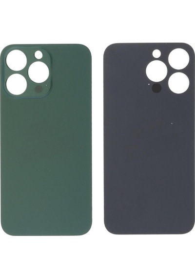 Apple Uyumlu iPhone 13 Pro Arka Pil Batarya Kapağı - Lens Hariç Yeşil