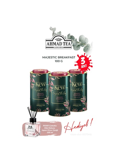 3 Kutu 100 G Kew Garden Majestic English Breakfast Ve Oda Kokusu Diğer